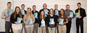 What a special group! Clark spoke to this motivated class on January 31st.